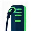 EV charging station icon
